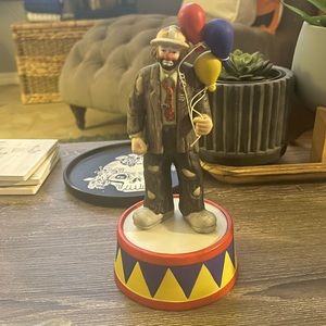 Clown music box porcelain vintage